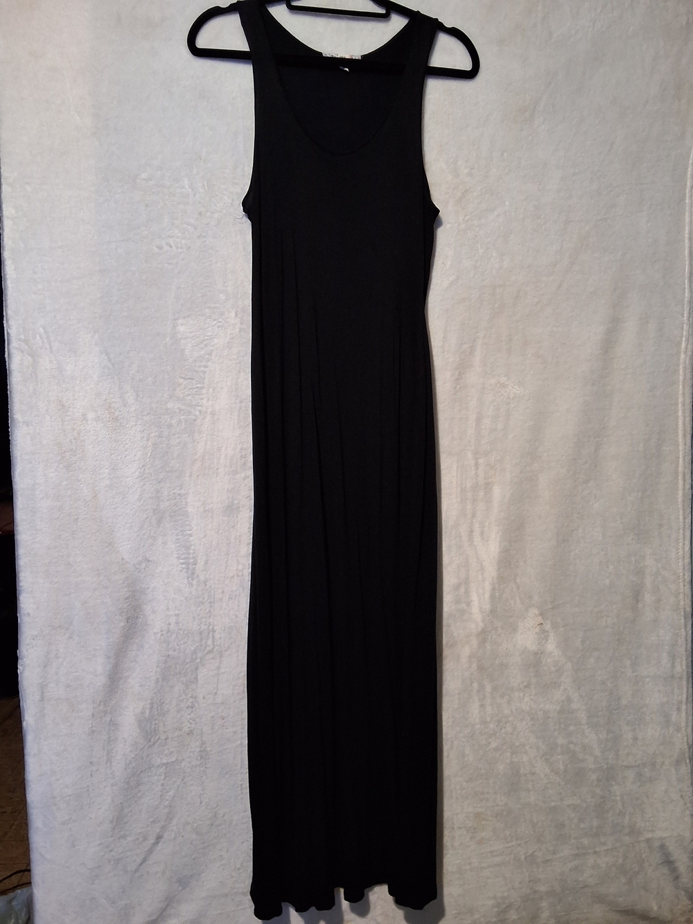 Pink Republic Black Flowy Sleeveless Tank Top Maxi Dress